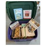 Assorted Cookbooks w/Tote