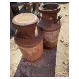 5gl 24"  Vintage Milk Cans - Qty 2