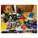 Green Bay Packer Coffee Mugs, Insulated Thermoses,
