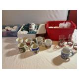 Winter Coffee Mugs and Glasses, Totes