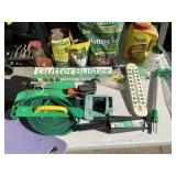 Garden Items - Hose, Fertilizer, Tools