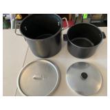 Stock Pots w/Covers - Qty 2