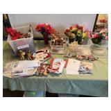 Bathroom Holiday Decorations - Flowers, Figurines,