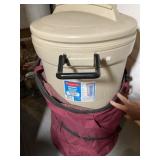 32 gal Garbage Can, Folding Leaf Bag