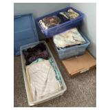 Blankets, Bed Sheets w/Tote - New and Used