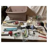 Kitchen Utensils w/Tote