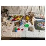 Assorted Toys - Plastic Golf Balls, Inflatables,