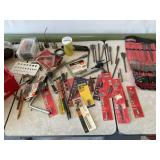 Tools w/Tool Box - Wood Speed Bits, Driver Bits