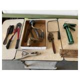 Bolt Cutter, Hand Drill, Caulk Gun, Pipe Wrench