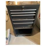 Rolling Metal Tool Cabinet 22"x40"x12" w/Contents