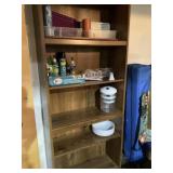 Wood Shelf 72"x30"x11" w/Contents