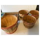 Wicker Apple Baskets, Wood Apple Crate