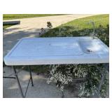 Outdoor Fish Cleaning Table 44"x24"x36"