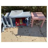 Plastic Tables, Small Stool