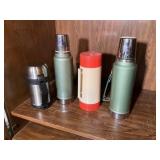 Thermoses Qty 4 - Alladin, Stanley