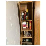 Cabinet 72"x13"x12"  w/Contents