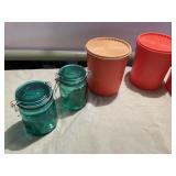 Tupperware Canisters,Glass Canisters