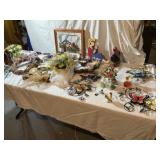 Spring Decorations - Flower Wreaths, Wind Chimes,