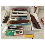 Assorted Knives - Hunting, Carving and More