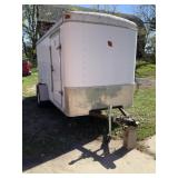 Enclosed Utility Trailer 72x144, 2" Ball, No Title