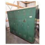 Metal Lockers - Bank of 6