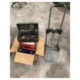 Tools, Toolbox, 2 Wheel Folding Dolly, Binders