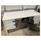 Metal Office Desk w/Keyboard Tray 66"x30"x30"