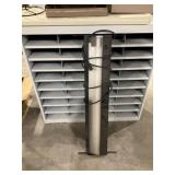 Metal Mail Cabinet, Rolodex, Light