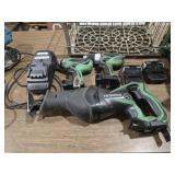 Hitachi - Reciprocal Drill, Charger,