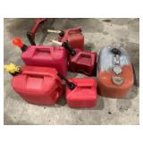 Gas Cans, 1-5 Gallon - Qty 6