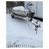 Aluminum Boats on Tandem Trailer - Qty 2