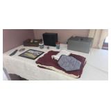 Fire Box w/Key, 9 Placemats, DVD Holder,