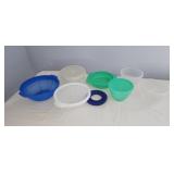 Tupperware, Strainers  and Bowls