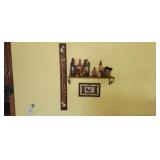 WELCOME Sign, Chickens and Shelf