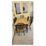 Kitchen Table w/6 Chairs 35"x60"