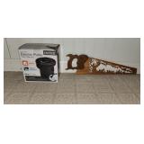 Electric Pump 110-120V, Decorative Saw (Broken)