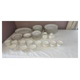 Vintage Homer Laughlin Arcadia Dinner Sett - 12