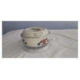 Hall Casserole - Red Poppy Pattern