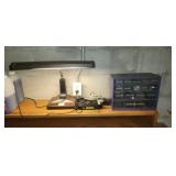 Desk Lamp, Modum, Cord, Small Sorting Bin