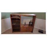 Entertainment Center and DVD Player
