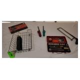 Hack Saw, 21pc Socket Set, 2 Fire Ignitors