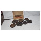 Leaf Bags Qty 12, Weights 4- 5#, 3-10#