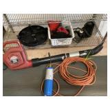 Extension Cord, Leaf Blower - Tested, Dolly, Torch