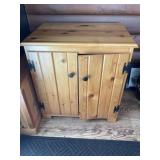 Wood Cabinet - 26"x28"x19"
