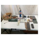 Propane Torch anTank, File Set, Solder, Brush