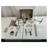 Gauges, Straight Edges, Wooden Ruler, Caliper and