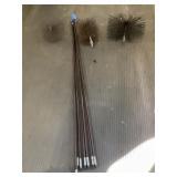 Chimney Brushes - 3 Sizes, 48ï¿½ Poles - Qty 7