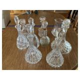 Glass Decanters - Qty 8, Vase