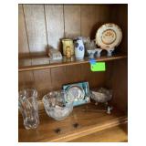 Vase, Butter Dish, Silver Plant Flight