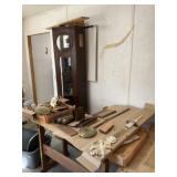 Grandfather Clock , Clock Parts - Old and New.